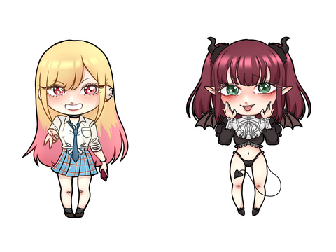 Marin Kitagawa sticker set